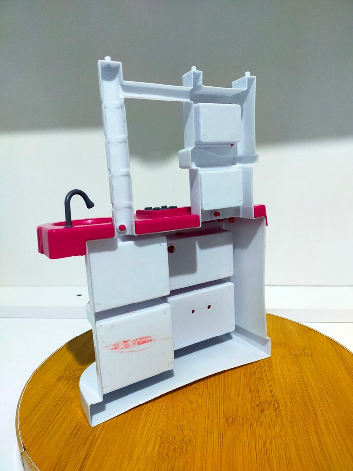 Renkli Pembe Çocuk Oyun Mutfak Seti - Görsel 2