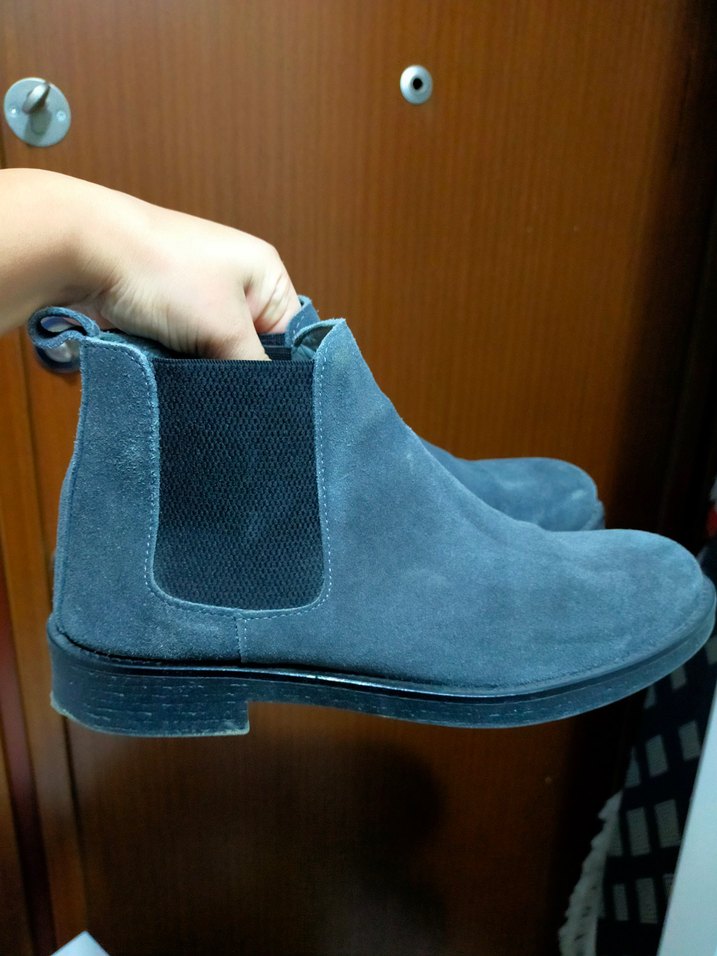 Gri Süet Erkek Günlük Bot - Görsel 4