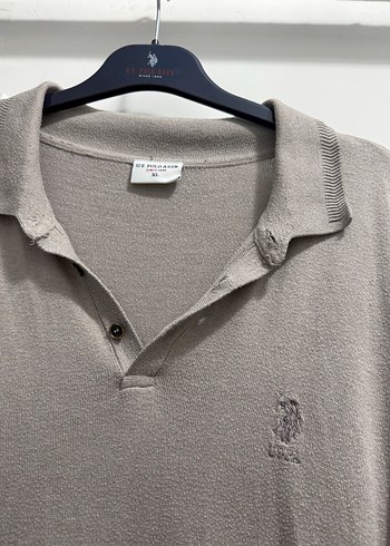 Gri Keten Erkek Polo Tişört - Görsel 2