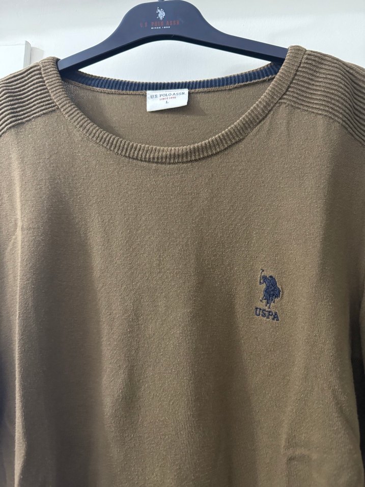 Erkek Kahverengi Uzun Kollu Sweatshirt - Görsel 2