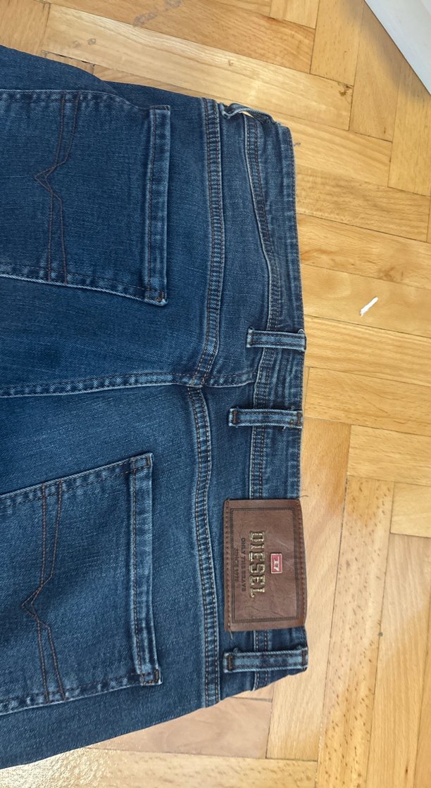 Koyu Mavi Dar Kesim Denim Jean — görsel 6/6