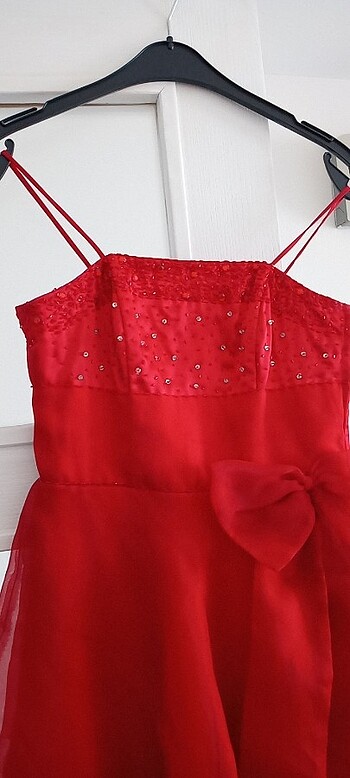 Kırmızı elbise özel moda evinden alınmıştır.???? - Görsel 3