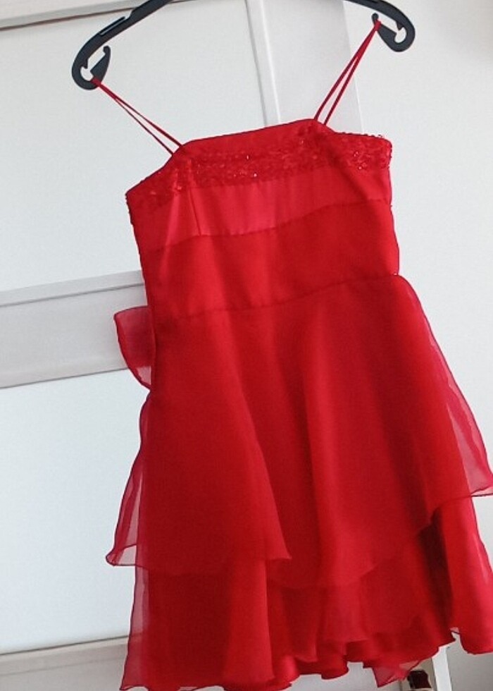 Kırmızı elbise özel moda evinden alınmıştır.???? - Görsel 5