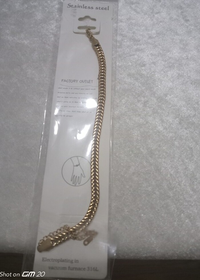 Çelik zincir model bileklik... - Görsel 2