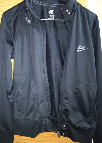 Nike Siyah Fermuarli Spor Ceket
