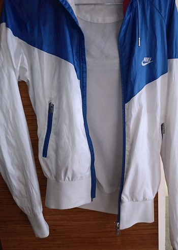 Nike Mavi Beyaz Spor Ceket