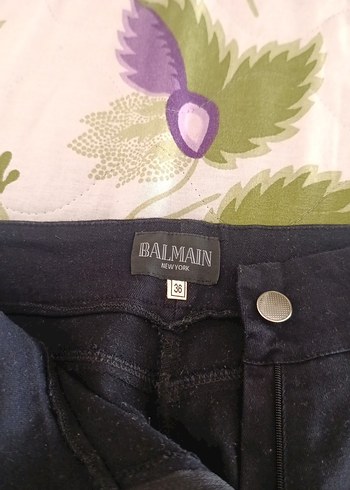 Balmain Siyah Denim Pantolon