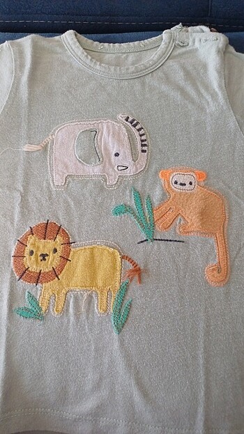 Diğer Cigit safari hayvan baskili tişört 