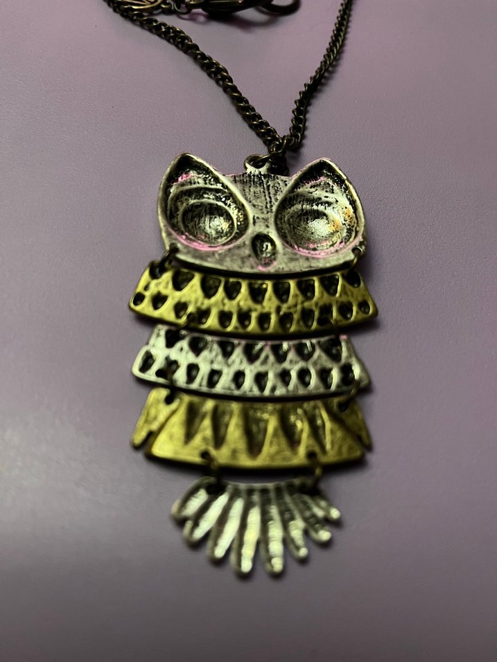 Baykuş kolye — görsel 8/10