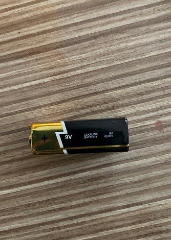 RBUS Alkalin 9V Pil Sarı-Siyah - Görsel 3