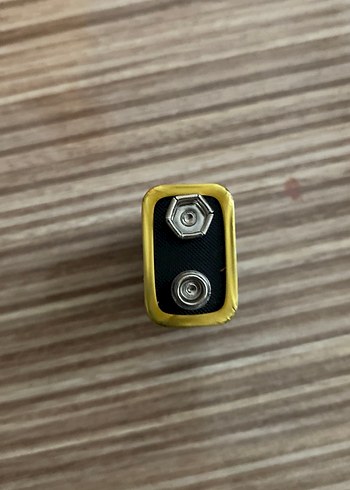 RBUS Alkalin 9V Pil Sarı-Siyah - Görsel 2