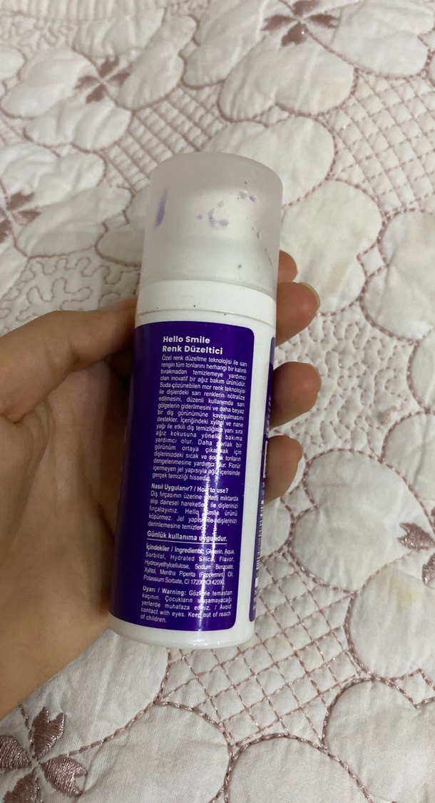 Hello Smile Renk Düzeltici Diş Macunu 50 ml - Görsel 3