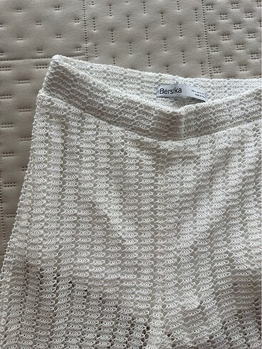 Bershka örgü beach pantolon