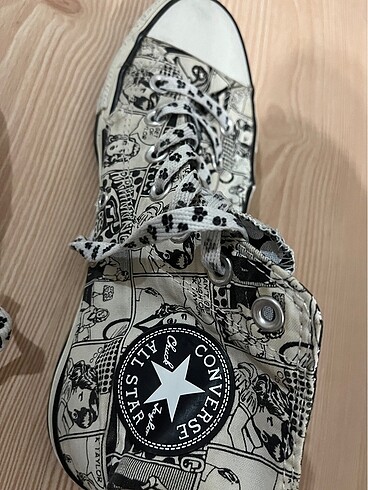 38 Beden çeşitli Renk Converse desenli ayakkabı