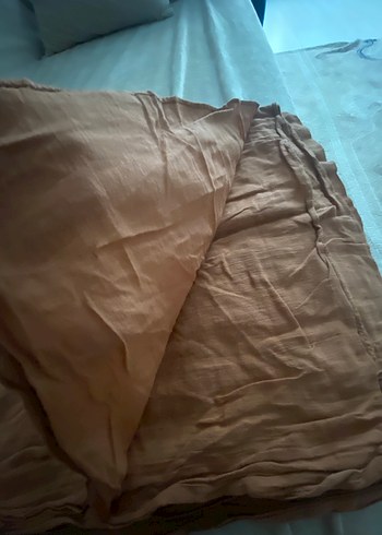 Bej Keten Kadın Şal - Görsel 5