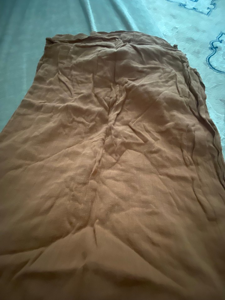 Bej Keten Kadın Şal - Görsel 4