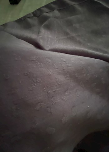 Kadın Mor Drapeli Saten Şal - Görsel 5