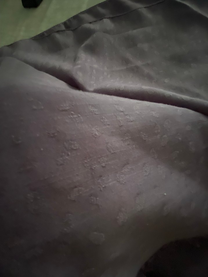 Kadın Mor Drapeli Saten Şal - Görsel 5