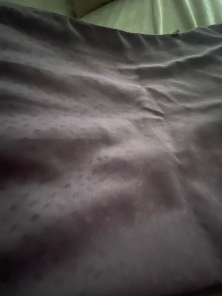 Kadın Mor Drapeli Saten Şal - Görsel 3