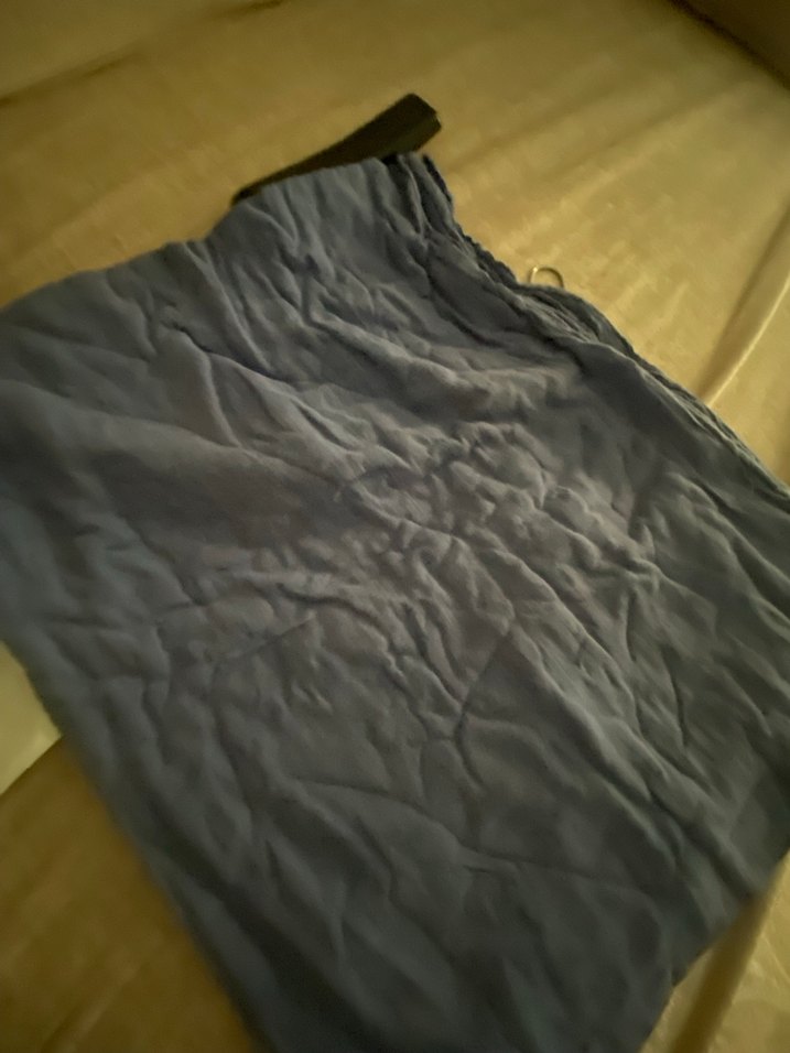 Mavi  Keten Kadın Şal - Görsel 4