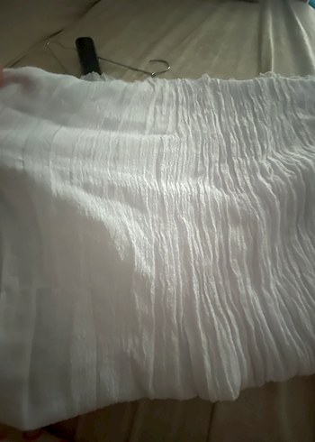 Beyaz Sade esnek şal - Görsel 4