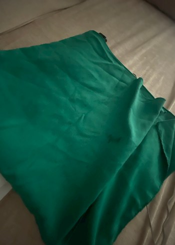 Parlak Yeşil Düz şal - Görsel 2