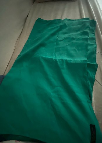 Parlak Yeşil Düz şal - Görsel 4