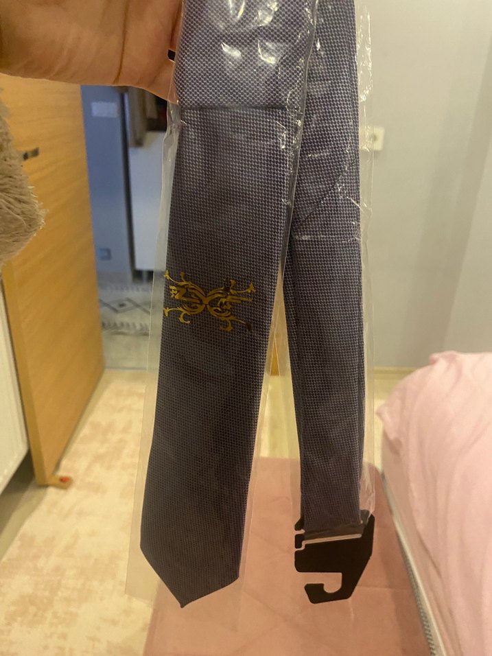 Lila Erkek Kravat - Görsel 3