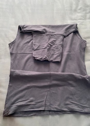 3 lü beyaz gri kahverengi boğazlı kolay body - Görsel 3