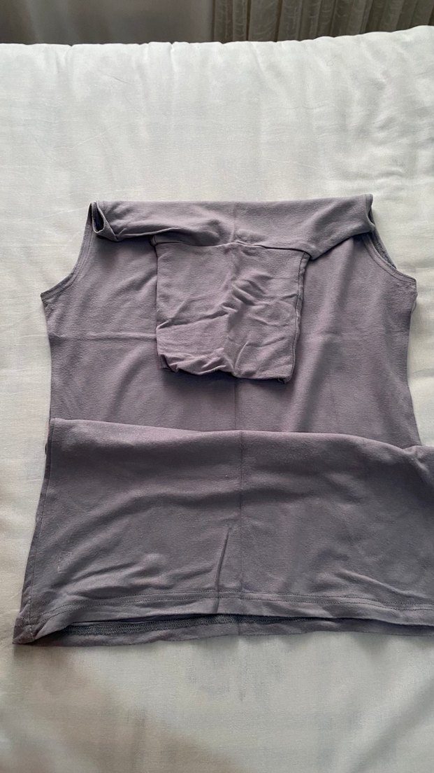 3 lü beyaz gri kahverengi boğazlı kolay body - Görsel 3