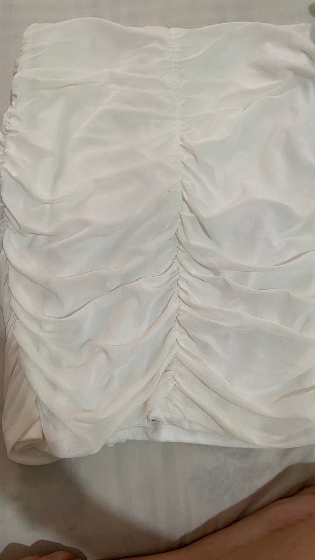 Beyaz korse detay elbise - Görsel 2