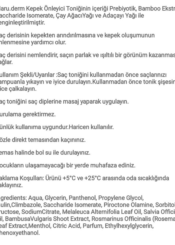 Maruderm tonik - Görsel 4