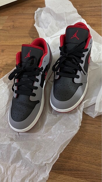 Nike air jordan 1 Low kadın gri sneaker