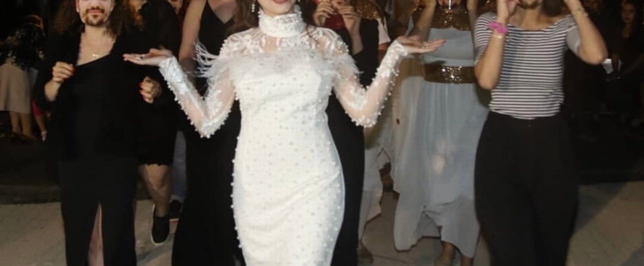 İnci İşlemeli Özel Tasarım After Part/Nikah Elbisesi - Görsel 3