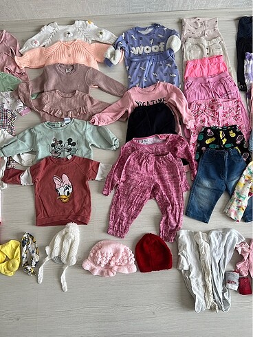 1,5 Yaş Beden çeşitli Renk Kız Bebek Toplu Satış