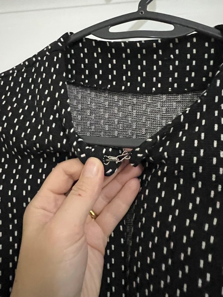 Siyah Kadın Uzun Ceket/Tunik - Görsel 3