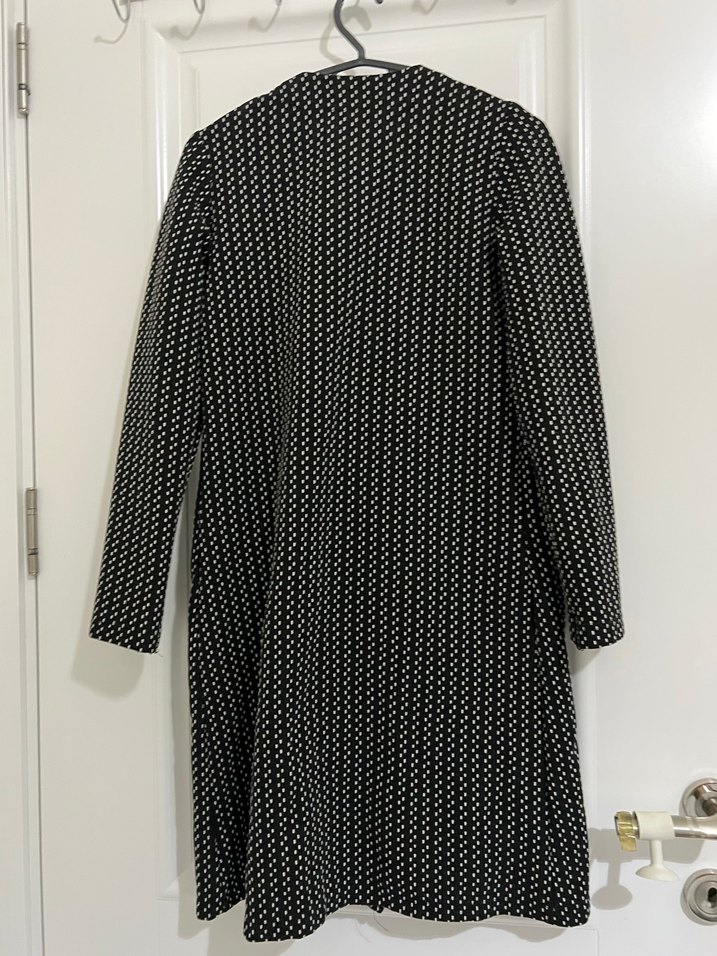 Siyah Kadın Uzun Ceket/Tunik - Görsel 5