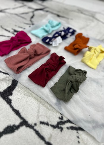 Çocuklar için Fiyonk Detaylı Renkli Saç Bantları - Görsel 5