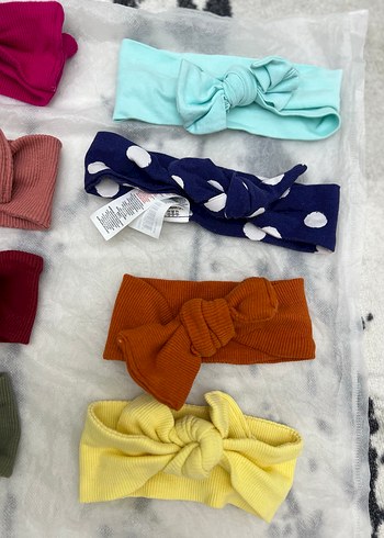 Çocuklar için Fiyonk Detaylı Renkli Saç Bantları - Görsel 3