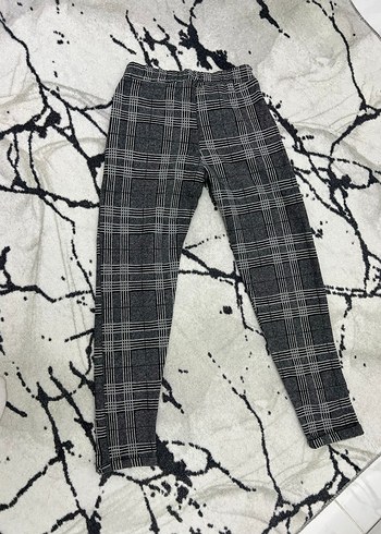 Kadın Ekose Pantolon - Görsel 4