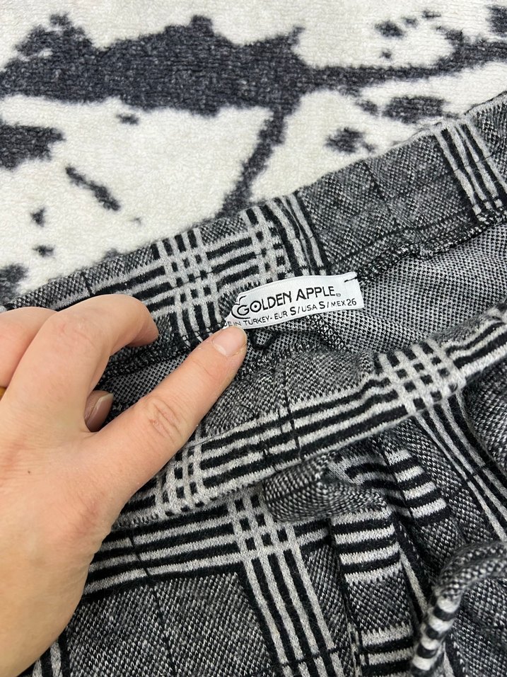 Kadın Ekose Pantolon - Görsel 3