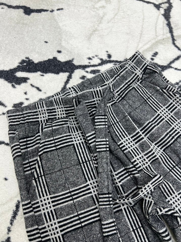 Kadın Ekose Pantolon - Görsel 2