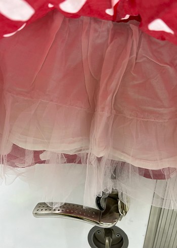 Kırmızı Puantiyeli Etek - Görsel 5