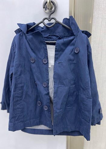 Kapüşonlu Trençkot - Görsel 5