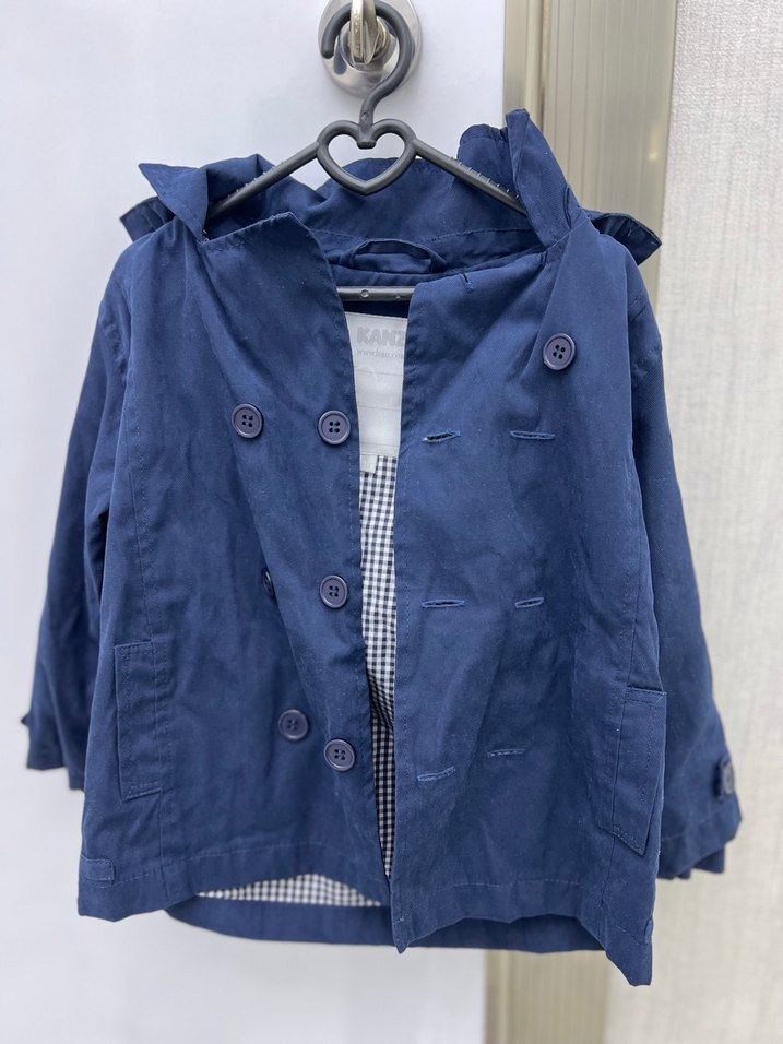 Kapüşonlu Trençkot - Görsel 5