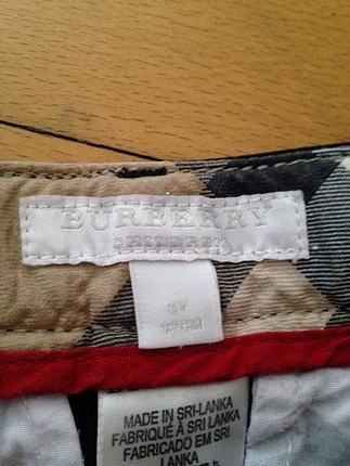 Burberry 2yaş erkek siyah pantalon