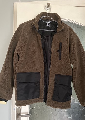 Kahverengi Peluş Erkek Ceket - Görsel 3