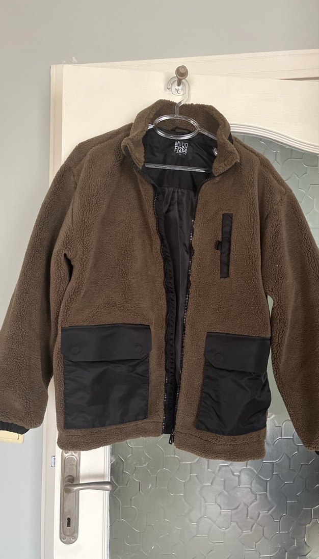 Kahverengi Peluş Erkek Ceket - Görsel 3