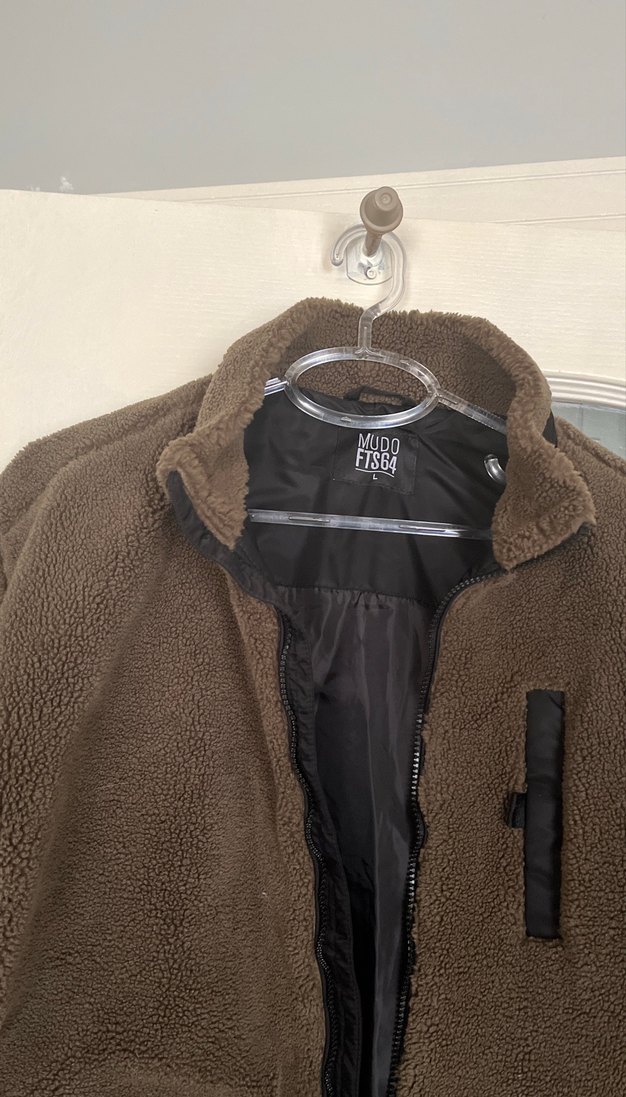 Kahverengi Peluş Erkek Ceket - Görsel 2