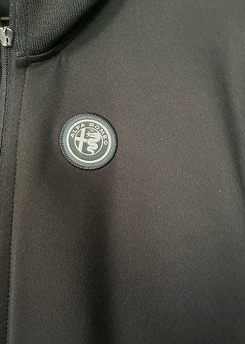 Siyah Fermuarlı Erkek Dik Yaka Sweatshirt - Görsel 3